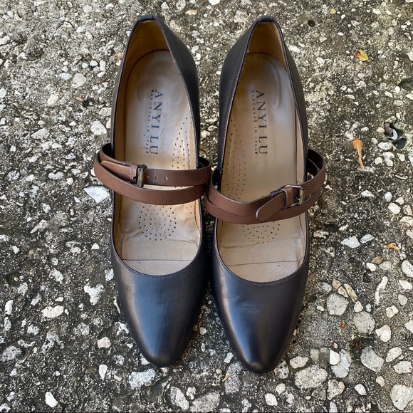 ANYI LU handmade black heels - Picture 3 of 16